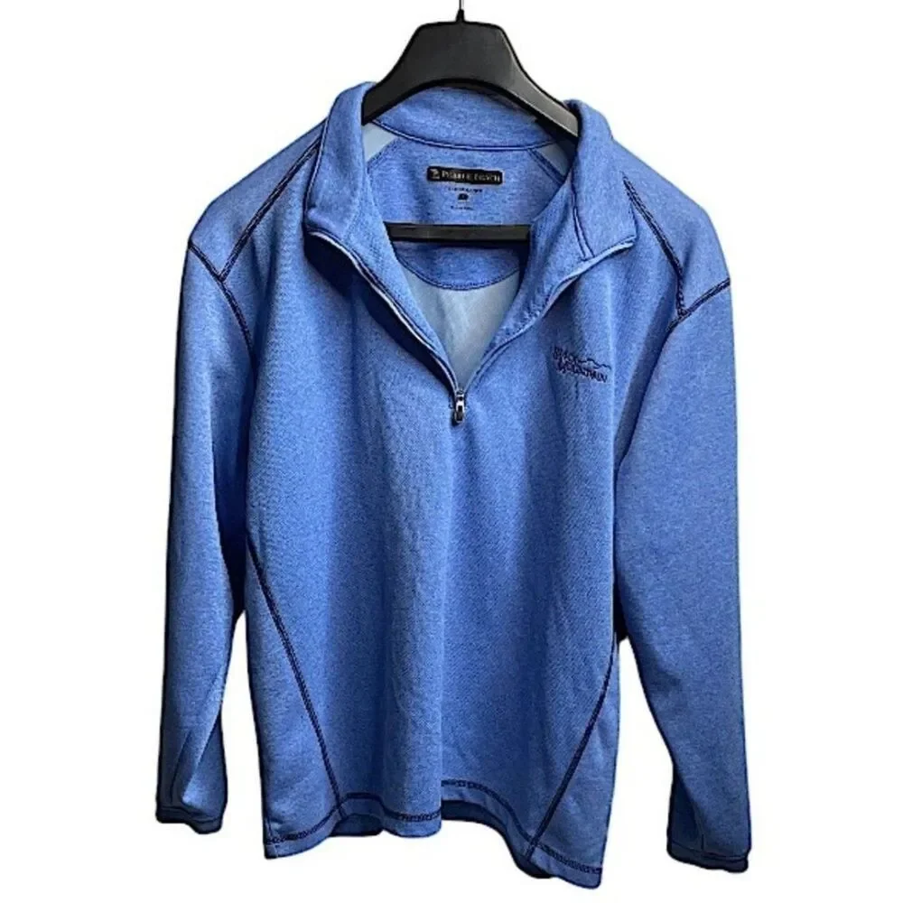 Pebble Beach Performance Men’s Large Quarter Zip Pullover Sweater Classiccore